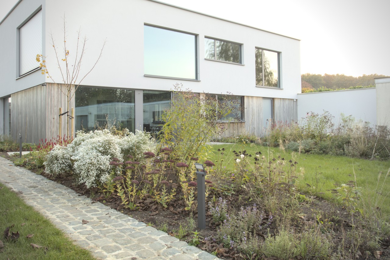 Landschappelijke tuinborder met prairiebeplanting - atelier b2